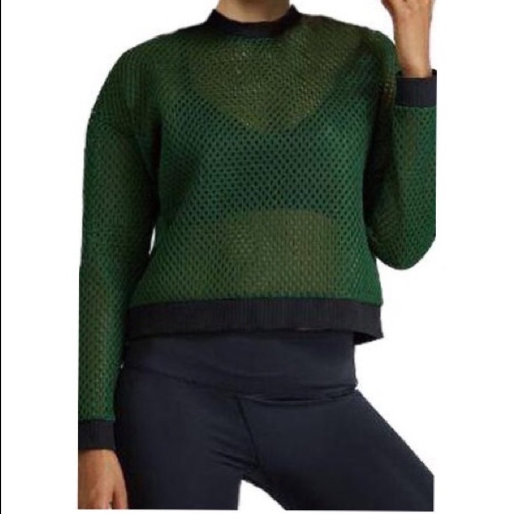 Noli Star Mesh Top in Green